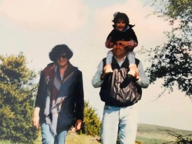 Mes parents et moi dans les années 1990